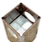 Global Industrial Square Outdoor Can, Brown, Steel, 10-1/4 in 238242BN - alternate 4